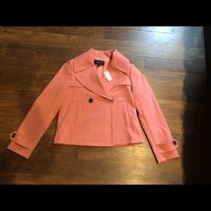 Ann Taylor Tea Rose short trench coat. NWT. size 4